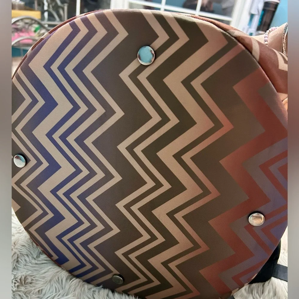 Missoni men’s Backpack Chevron Multicolored Striped - Picture 10 of 16